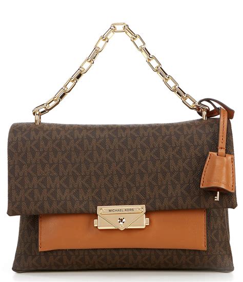 michael kors vinyl brown purse|Michael Kors small brown purse.